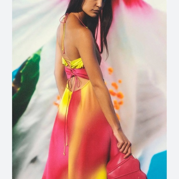 The Wolf Gang Makena Ombré Maxi Dress Size M - Picture 2 of 11